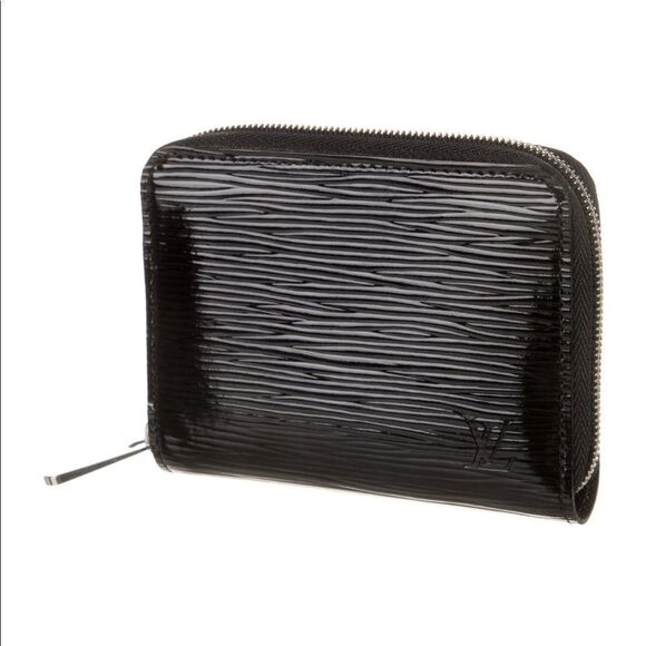 Louis Vuitton Epi Patent Leather Wallet Purse Clutch Black - Picture 3 of 10